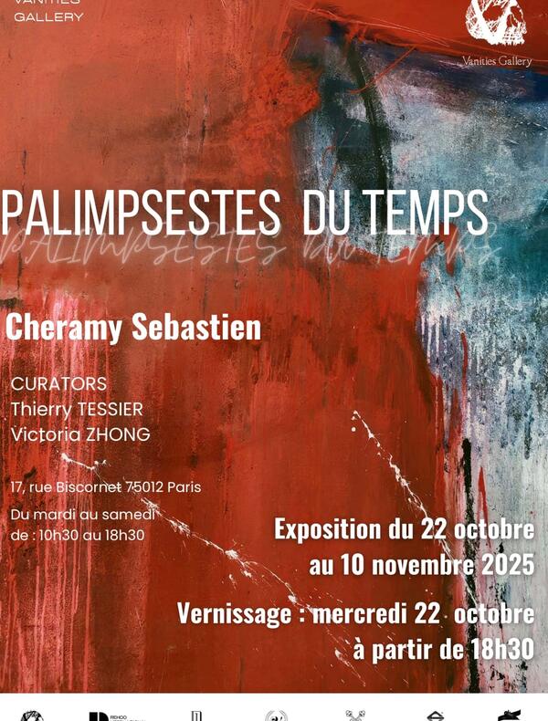 affiche exposition Palimpsestes du temps