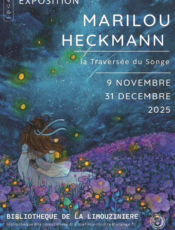 MARILOU HECKMANN - LA TRAVERSEE DU SONGE - AFFICHE : espaces au temps suspendu on accompagne des âmes solitaires qui cheminent et se cherchent