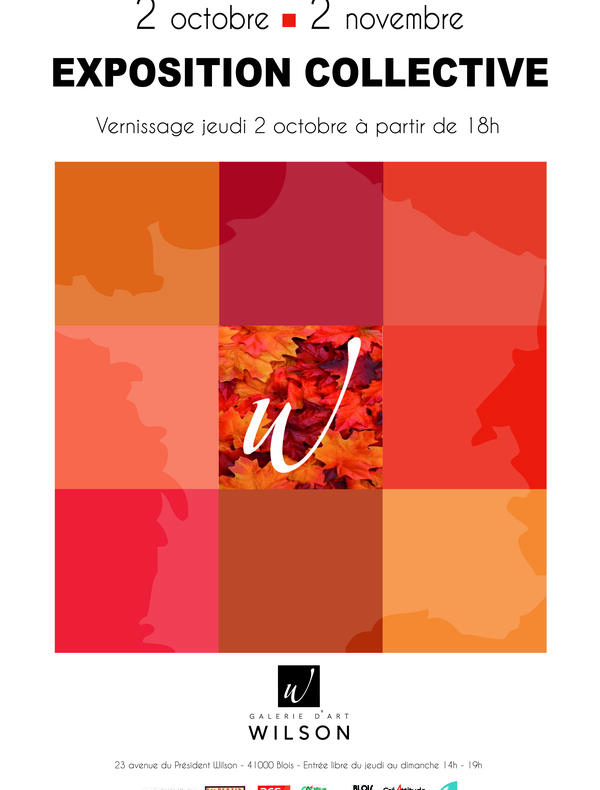 Exposition du 4 au 28 Septembre 2025, Galerie d’Art Wilson, Blois. 