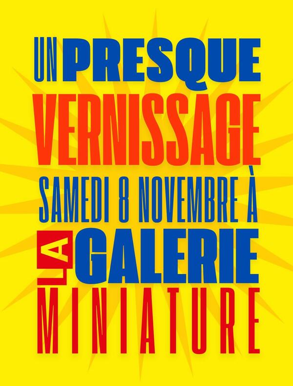 invitation vernissage