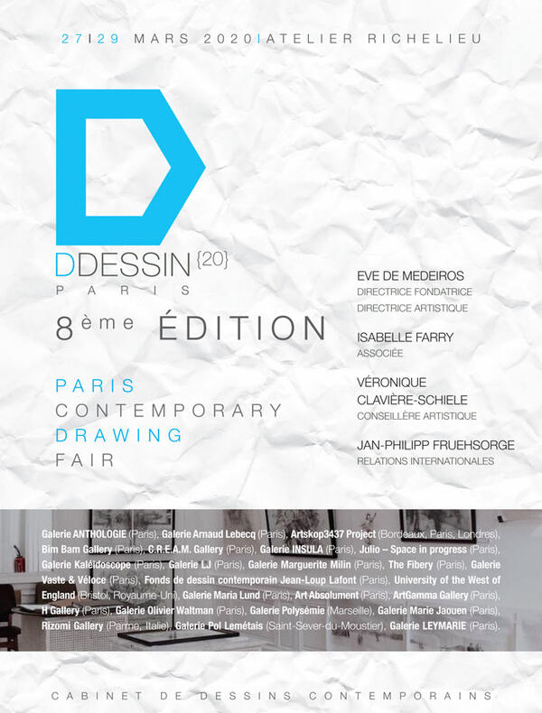 Carton d'invitation de l'exposition 