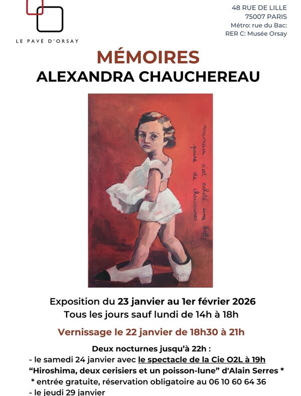 Affiche de l'exposition Mémoires