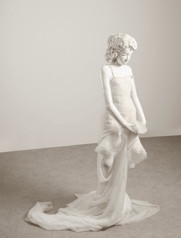 Julia Haumont Sans titre (sculpture n°44), 2025 Faïence émaillée Enameled faience 126 x 35 x 30 cm © Jimmy Seng Tristao 