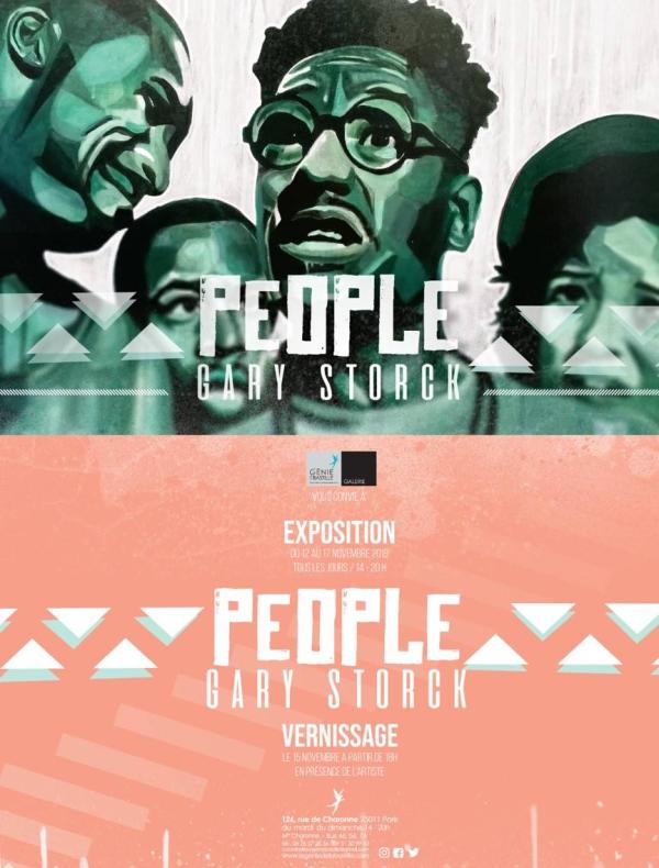 Gary Storck - PEOPLE - Exposition GÃ©nie de la Bastille, 2019