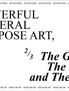 The Good, The bad, and The Art. The Good, The bad, and The Art.