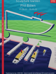 Affiche : Phil Billen - Sculpture Garden - Espace Nicolas Schilling et Galerie