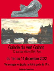 Exposition Claude Quentelo Bronzes & André-Didier Dana Collages