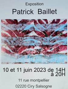 exposition de Peintures de Patrick Baillet