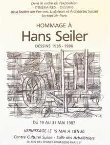 Hans Seiler, exposition dessins
