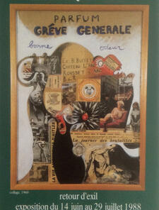 Jean-Jacques Lebel, visuel pour l'exposition galerie 1900-2000