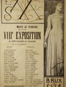 affiche Salon des XX de 1891