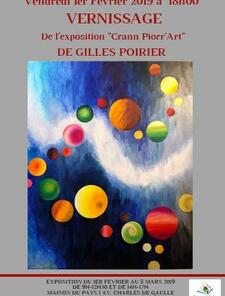 Affiche expo Crann Piorr'Art Affiche expo Crann Piorr'Art