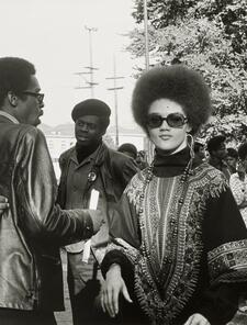 Kathleen Cleaver and the Black Panthers (âFree Hueyâ rally, Bobby Hutton Memorial Park, Oakland, CA, Sept. 22, 1968, from: Black Panther), 1968â1969 Kathleen Cleaver and the Black Panthers (âFree Hueyâ rally, Bobby Hutton Memorial Park, Oakland, CA, Sept. 22, 1968, from: Black Panther), 1968â1969
