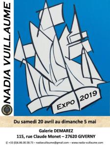 Exposition d'une soixantaine de toiles à la galerie Demarez, à Giverny, en présence de l'artiste peintre Nadia Vuillaume. Ouvert tous les jours de 09:30 à 18:30 Exposition d'une soixantaine de toiles à la galerie Demarez, à Giverny, en présence de l'artiste peintre Nadia Vuillaume. Ouvert tous les jours de 09:30 à 18:30