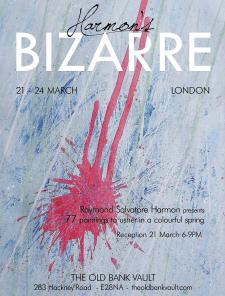 Harmon's Bizarre exhibition poster Harmon's Bizarre exhibition poster