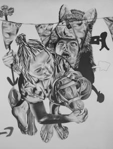 Dessin au crayon d'Anaïs Prouzet Dessin au crayon d'Anaïs Prouzet