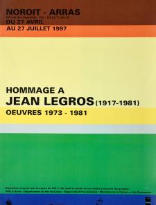 affiche exposition Jean Legros à Arras