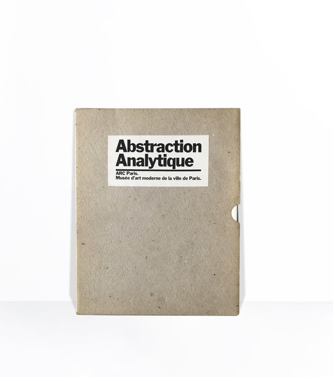 Catalogue de l'exposition Abstraction Analytique, 1978