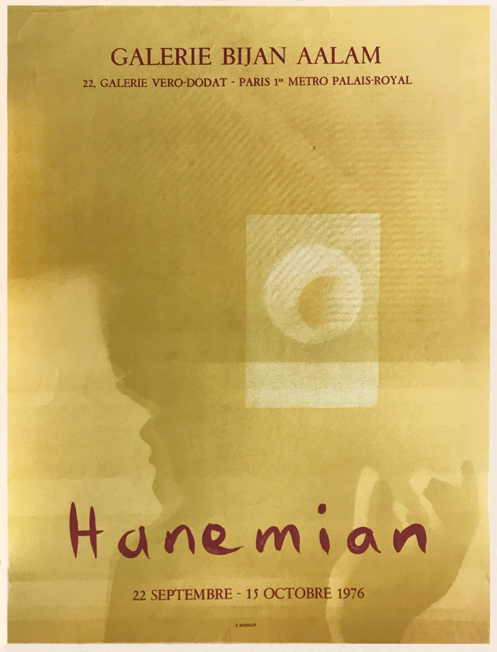 Affiche Hanemian par Imprimerie Mourlot, 1976