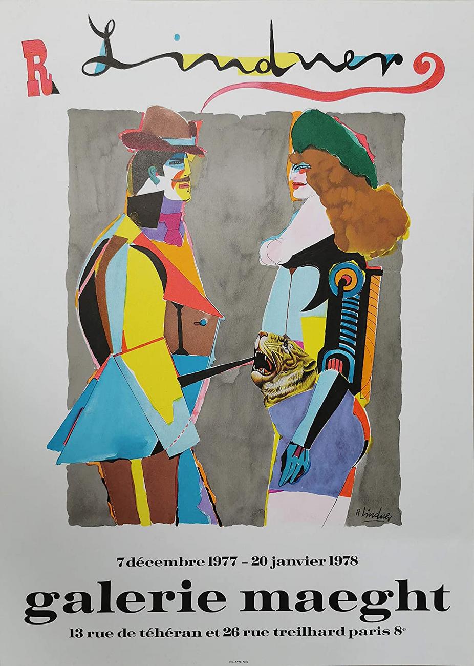 Affiche de Richard Lindner pour une exposition galerie Maeght