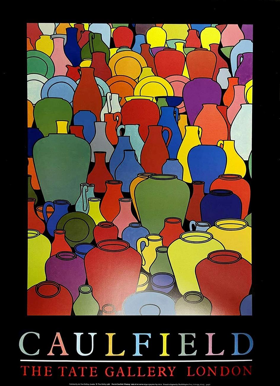 Affiche de Patrick Caulfield pour une exposition à la Tate Gallery