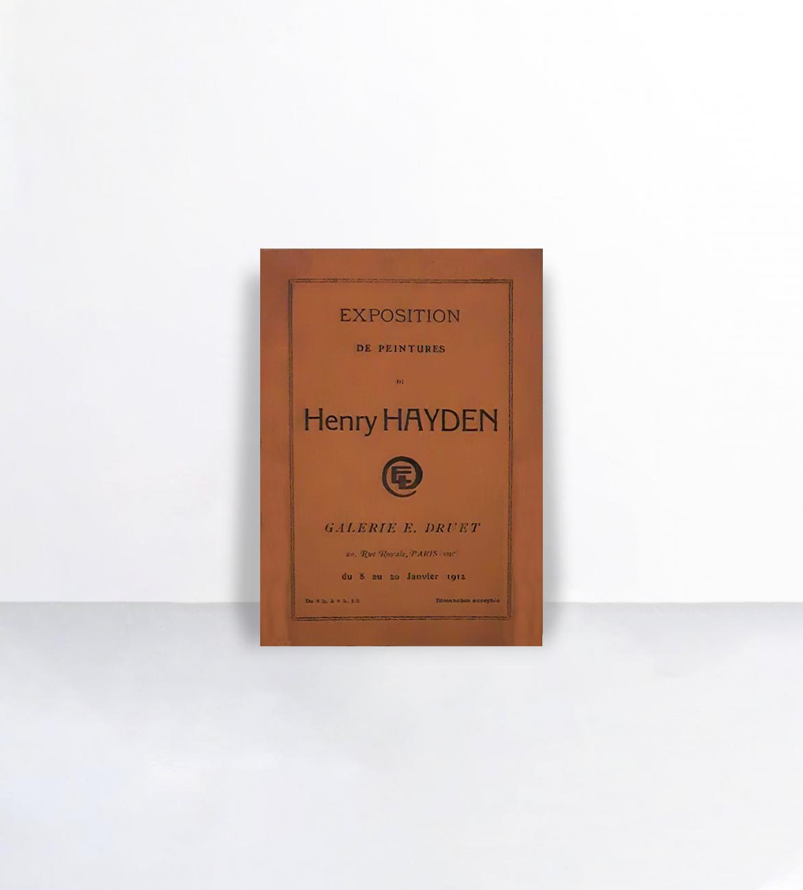 Henri Hayden : exposition Eugène Drouet