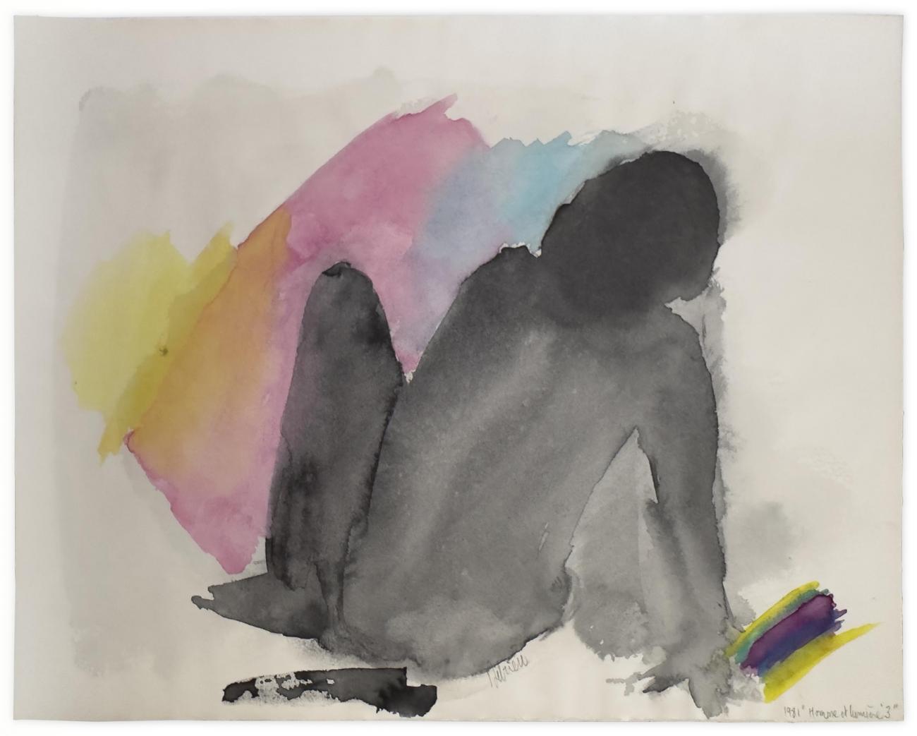 Catalogue raisonné, Bernadette Delrieu, Homme et lumière n°03 - 1981