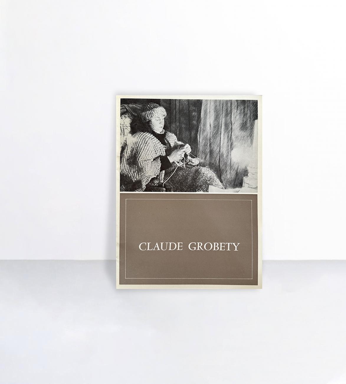 catalogue de l'exposition Claude Grobety au musée Tavet de Pontoise