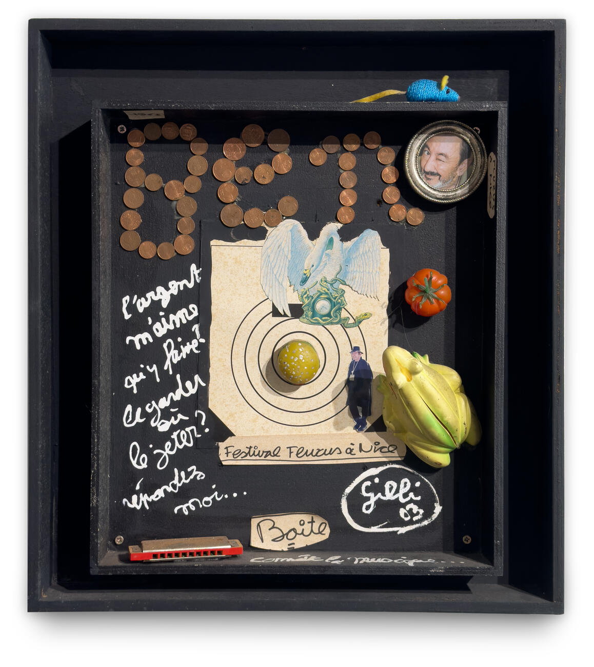 Catalogue raisonné, Claude Gilli, clin d'oeil à Ben - 2003