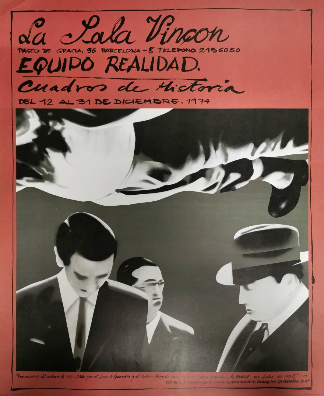 Affiche originale, Equipo Realidad, 76 x 56 cm, 1974.