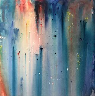 2021 -acrylique sur toile 100 x 100 cm 2021 -acrylique sur toile 100 x 100 cm