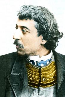 portait de Paul Gauguin, archive photographique colorisée par One Arty Minute