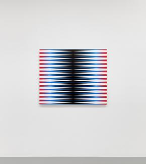 Color Magnetic Continuum Superman, 2022, 105 x 130 cm, acrylique sur toile