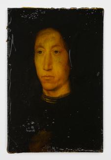 Falcone (Giammarco Falcone, 1990), Hans Memling's Bedroom #2, 2016, tirage numérique sur panneau, 35 x 30 cm