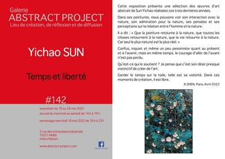 Yichao Sun Temps et liberté