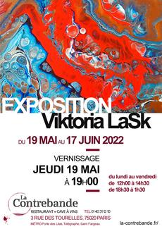 Affiche expo Viktoria Lask 