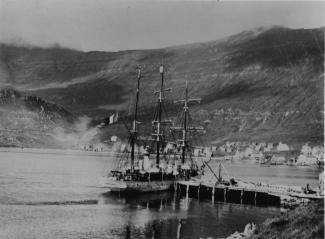 Marin Marie, Faeroé en 1925, Westman's haven, photo prise avec l'appareil de Le Dauphin