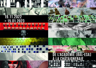 De l’Académie… à la Châtaigneraie » ou de l’école d’art… à l’institution muséale, pour la 11e édition de cette biennale, La Châtaigneraie présente les travaux de 16 jeunes artistes fraîchement sortis des Beaux-Arts de Liège - Ecole supérieure des Arts.