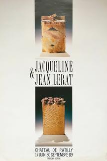 Affiche exposition Jacqueline et Jean Lerat