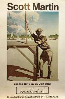 Affiche de Scott Martin pour une exposition à Paris