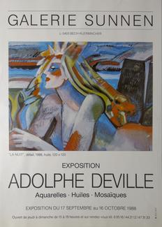 Exposition Adolphe Deville galerie Sunnen, 1988