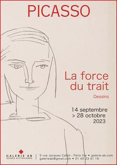 Affiche expo Picasso La force du trait