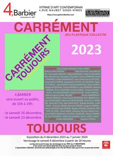 affiche "carrément toujours 2023"