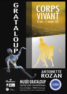 Affiche d'exposition "Corps Vivant"