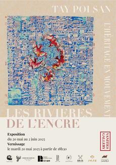 Affiche exposition Rivières d'encre