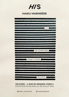HIS Paris présente l'exposition Haiku Marinière