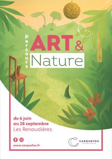 Pour la 8ème édition du Parcours Art&Nature, 8 artistes reconnus en France et à l’international sont conviés à exposer une ou plusieurs installations monumentales à travers le site des Renaudières.