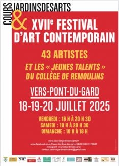 Affiche Festival d’art Contemporain