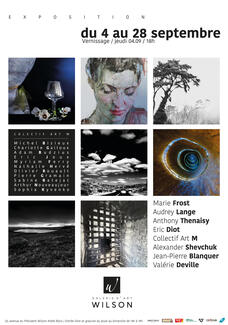 Exposition du 4 au 28 Septembre 2025, Galerie d’Art Wilson, Blois.