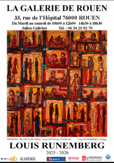 La Galerie de Rouen présente Louis RUNEMBERG 